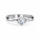 Серебряное кольцо АЛЬКОР 01-5188/000М-00 с муассанитом