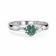 Серебряное кольцо АЛЬКОР 01-5188/002М-00 с муассанитом