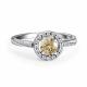 Серебряное кольцо АЛЬКОР 01-5192/001М-00 с фианитом и муассанитом