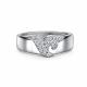 Серебряное кольцо АЛЬКОР 01-5313/00КЦ-00 с фианитом