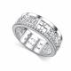 Серебряное кольцо АЛЬКОР 01-5320/00КЦ-00 с фианитом
