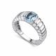 Серебряное кольцо АЛЬКОР 01-5354/00ТБ-00 с топазом
