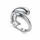 Серебряное кольцо АЛЬКОР 01-5358/00КЦ-00 с фианитом