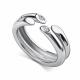 Серебряное кольцо АЛЬКОР 01-5360/000Б-00 с бриллиантом