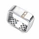 Серебряное кольцо АЛЬКОР с золотой накладкой и бриллиантом 01-5361/000Б-00