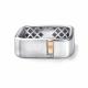 Серебряное кольцо АЛЬКОР с золотой накладкой и бриллиантом 01-5361/000Б-00
