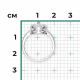 Кольцо из белого золота Platina 01-5379-00-401-1120 с фианитом