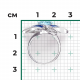 Серебряное кольцо Platina 01-5481-00-201-0200-69 с топазом и эмалью