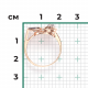 Кольцо из комбинированного золота Platina 01-5505-00-201-1111 с топазом
