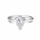 Серебряное кольцо АЛЬКОР 01-5514/00ГХ-00 с горным хрусталём