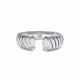 Серебряное кольцо АЛЬКОР 01-5518/00ГХ-00 с горным хрусталём