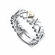 Серебряное кольцо АЛЬКОР 01-5528/000Б-00 с бриллиантом