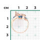 Кольцо из комбинированного золота Platina 01-5532-00-201-1113 с топазом