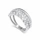 Серебряное кольцо АЛЬКОР 01-5534/00КЦ-00 с фианитом
