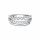 Серебряное кольцо АЛЬКОР 01-5534/00КЦ-00 с фианитом