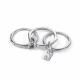 Серебряное кольцо АЛЬКОР 01-5547/00КЦ-00 с фианитом