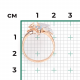 Кольцо из комбинированного золота Platina 01-5550-00-201-1111 с топазом