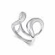 Серебряное кольцо АЛЬКОР 01-5565/00КЦ-00 с фианитом