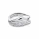 Серебряное кольцо АЛЬКОР 01-5566/00КЦ-00 с фианитом