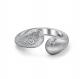 Серебряное кольцо АЛЬКОР 01-5573/000Б-00 с бриллиантом
