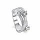 Серебряное кольцо АЛЬКОР 01-5577/000Б-00 с бриллиантом