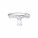 Серебряное кольцо АЛЬКОР 01-5619/00КЦ-00 с фианитом
