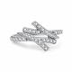 Серебряное кольцо АЛЬКОР 01-5636/00КЦ-00 с фианитом