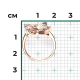 Золотое кольцо Platina 01-5654-00-201-1110 с топазом