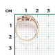 Кольцо из комбинированного золота Platina 01-5657-00-201-1111 с топазом