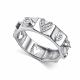 Серебряное кольцо АЛЬКОР 01-5664/00КЦ-00 с фианитом
