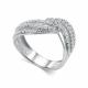Серебряное кольцо АЛЬКОР 01-5678/00КЦ-00 с фианитом