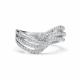 Серебряное кольцо АЛЬКОР 01-5678/00КЦ-00 с фианитом
