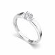 Серебряное кольцо АЛЬКОР 01-5687/000Б-00 с бриллиантом