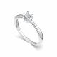 Серебряное кольцо АЛЬКОР 01-5688/000Б-00 с бриллиантом