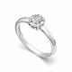 Серебряное кольцо АЛЬКОР 01-5689/000Б-00 с бриллиантом
