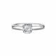 Серебряное кольцо АЛЬКОР 01-5689/000Б-00 с бриллиантом