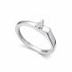 Серебряное кольцо АЛЬКОР 01-5690/000Б-00 с бриллиантом