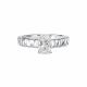 Серебряное кольцо АЛЬКОР 01-5695/00ГХ-00 с горным хрусталём