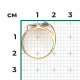 Кольцо из комбинированного золота Platina 01-5717-00-401-1121 с фианитом и эмалью