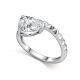 Серебряное кольцо АЛЬКОР с бриллианитом 01-5720/00БТ-00
