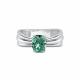 Серебряное кольцо АЛЬКОР с бриллианитом 01-5721/0БТ4-00