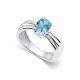 Серебряное кольцо АЛЬКОР с бриллианитом 01-5721/0БТ9-00