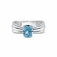 Серебряное кольцо АЛЬКОР с бриллианитом 01-5721/0БТ9-00