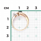 Кольцо из комбинированного золота Platina 01-5722-00-105-1111 с бриллиантом и сапфиром