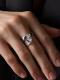 Серебряное кольцо АЛЬКОР с бриллианитом 01-5723/00БТ-00