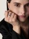 Серебряное кольцо АЛЬКОР с бриллианитом 01-5723/00БТ-00