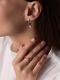 Серебряное кольцо АЛЬКОР с бриллианитом и фианитом 01-5724/00БТ-00