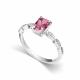 Серебряное кольцо АЛЬКОР с бриллианитом и фианитом 01-5724/БТ51-00