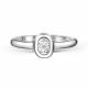 Серебряное кольцо АЛЬКОР 01-5742/000Б-00 с бриллиантом