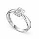 Серебряное кольцо АЛЬКОР 01-5744/000Б-00 с бриллиантом